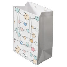 Padrão de Corda de Coração Pastel | Fofo Minimalis