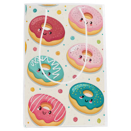Sacola Para Presentes Média Padrão de Donuts