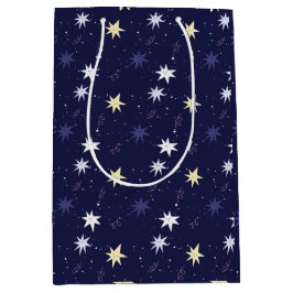 Sacola Para Presentes Média Padrão de estrela e exibição