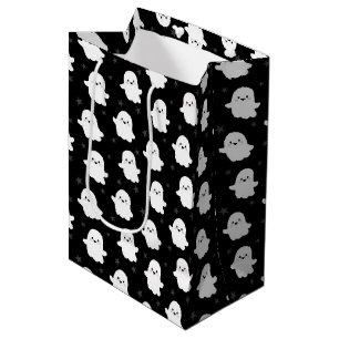 Sacola Para Presentes Média Padrão de Fantasma Fofo – Design Perfeito para o H