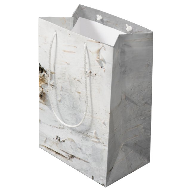 Sacola Para Presentes Média Padrão de latido de aves (Verso inclinado)