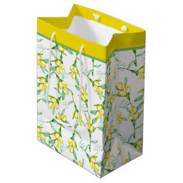 Sacola Para Presentes Média Padrão de limões