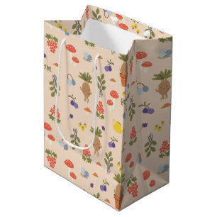 Sacola Para Presentes Média Padrão de Mandrake dos Magical Blooms