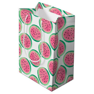 Sacola Para Presentes Média Padrão de melancia