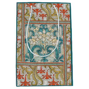 Sacola Para Presentes Média Padrão de Narciso Art Nouveau Antigo Verneuil