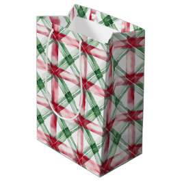 Sacola Para Presentes Média Padrão de Natal