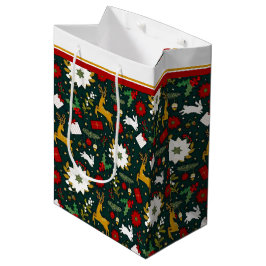 Sacola Para Presentes Média Padrão de Natal saco de presente médio