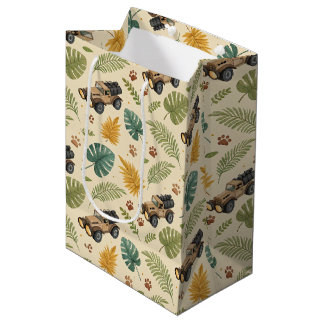 Sacola Para Presentes Média Padrão de Viagem de Estrada Vintage (4)