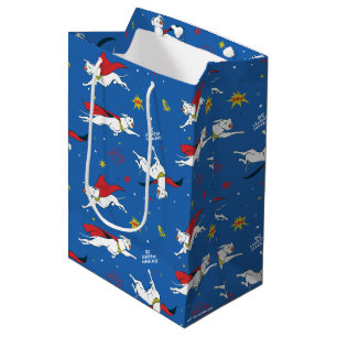 Sacola Para Presentes Média Padrão de Voo do Krypto