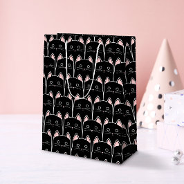 Sacola Para Presentes Média Padrão para muitos gatos pretos