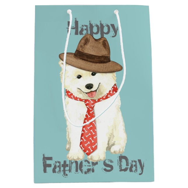 Sacola Para Presentes Média Pai Samoiado (Frente)