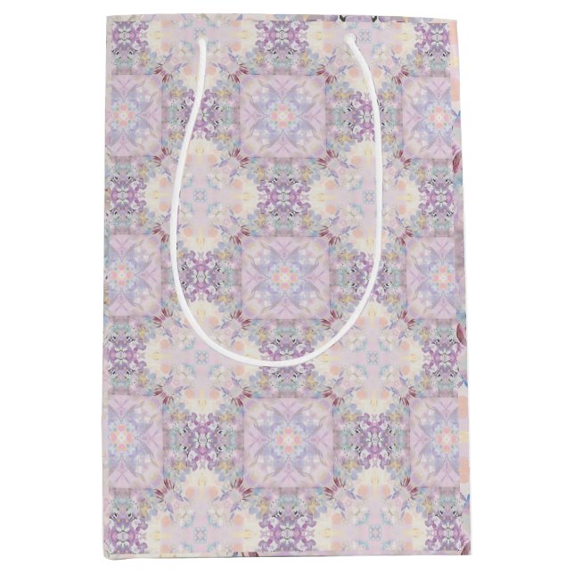 Sacola Para Presentes Média Pamela Padrão A Bolsa Presente Elegante (Frente)