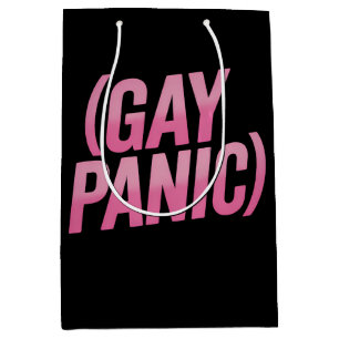 Sacola Para Presentes Média Pânico Gay Protesto LGBTQ Orgulho