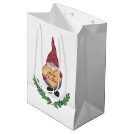 Sacola Para Presentes Média Papai Noel Scandi Tomten