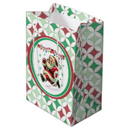 Sacola Para Presentes Média Papai Noel Zoomie Natal