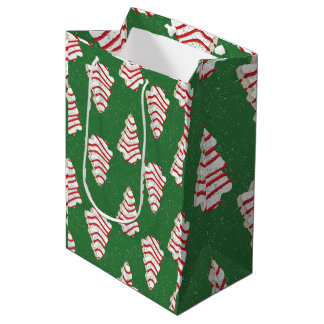 Sacola Para Presentes Média Papel de embrulho para bolo de Natal conjunto de 3