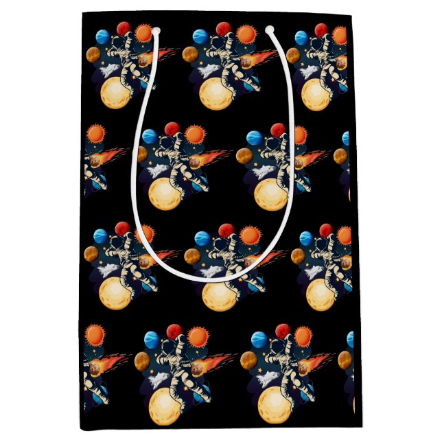 Sacola Para Presentes Média Papel de enrolamento: GeronimoH (Frente)