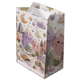 Sacola Para Presentes Média Papel Higiênico Caprichoso
