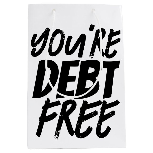 Sacola Para Presentes Média Parabéns (Frente)