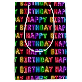 Sacola Para Presentes Média Parabéns Padrão