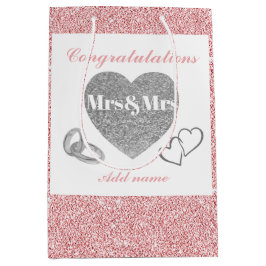 Sacola Para Presentes Média Parabéns personalizados saco de presentes mrs&mrs