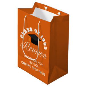 Sacola Para Presentes Média Partido Personalizado da Reunião do Segundo grau L