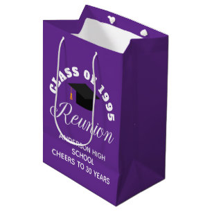 Sacola Para Presentes Média Partido Personalizado da Reunião do Segundo grau R