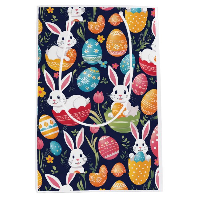 Sacola Para Presentes Média Páscoa (Frente)