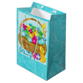 Sacola Para Presentes Média Páscoa Candy Folk Art MEDIUM BAG APENAS