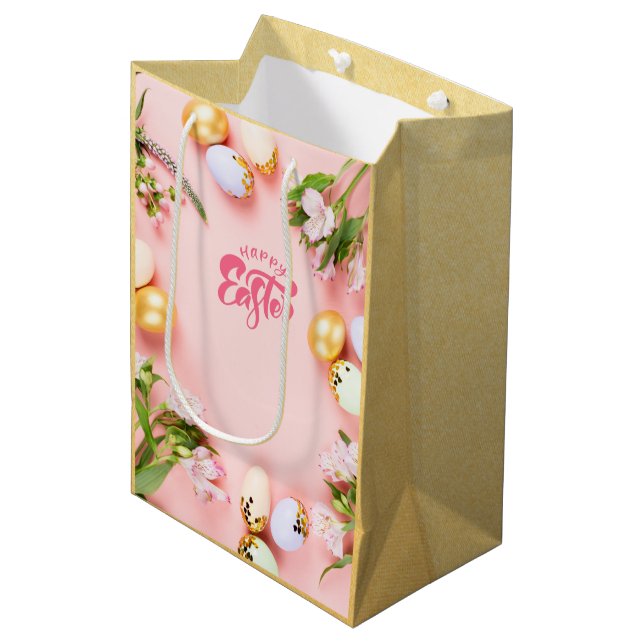 Sacola Para Presentes Média Páscoa - Saco médio do presente (Frente inclinada)