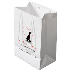 Sacola Para Presentes Média Passeador de cães/Sentado de Pet Care