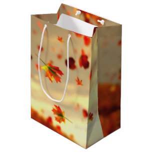 Sacola Para Presentes Média Passear a bolsa do presente da brisa de outubro