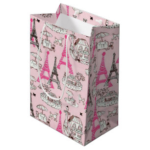 Sacola Para Presentes Média Passeio de Paris