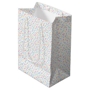 Sacola Para Presentes Média Pastéis Confetti (Sprinkles)