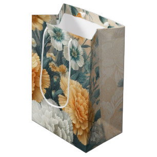 Sacola Para Presentes Média Pastel Carnações