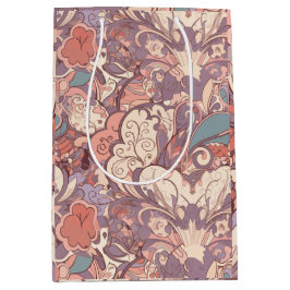 Sacola Para Presentes Média Pastel Floral