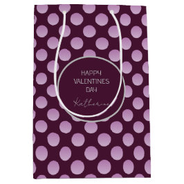 Sacola Para Presentes Média Pastel Polka Dots 