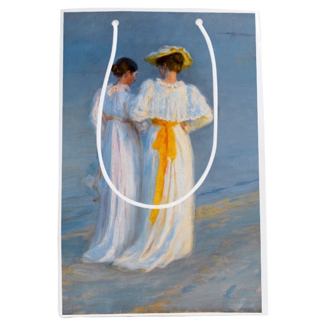Sacola Para Presentes Média Peder Severin Kroyer - Anna Ancher & Marie Kroyer (Frente)