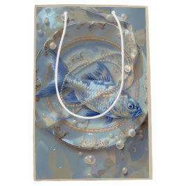 Sacola Para Presentes Média Peixe - Saco de Papel