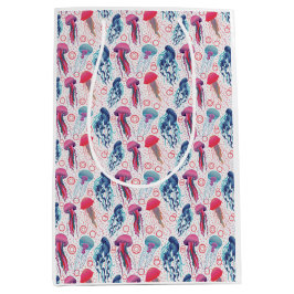 Sacola Para Presentes Média Peixes de gelatina coloridos