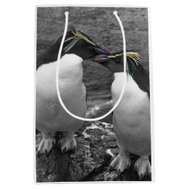 Sacola Para Presentes Média Penguin Colour Splash