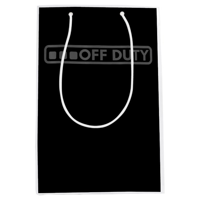 Sacola Para Presentes Média Perfeito Para Polícia Do Exército Policial (Frente)