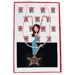 Sacola Para Presentes Média Personalioze o Saco de Presente DIVA