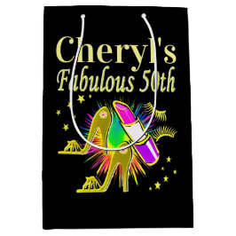 SACOLA PARA PRESENTES MÉDIA PERSONALIZADO 50 E DIVA FABULOSA