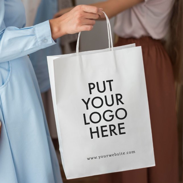 Sacola Para Presentes Média Personalizado, compras (Criador carregado)