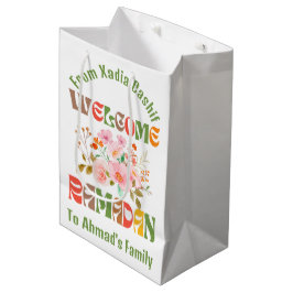 Sacola Para Presentes Média Personalizado Ramadan Kareem Ramadan Mubarak