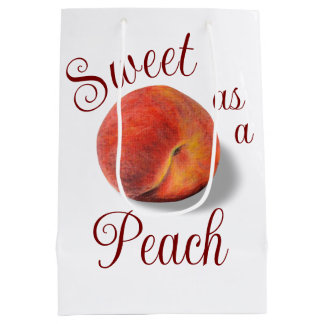 Sacola Para Presentes Média Pêssego