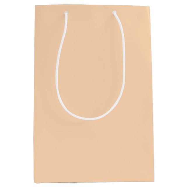 Sacola Para Presentes Média Pêssegos e Creme  (Frente)