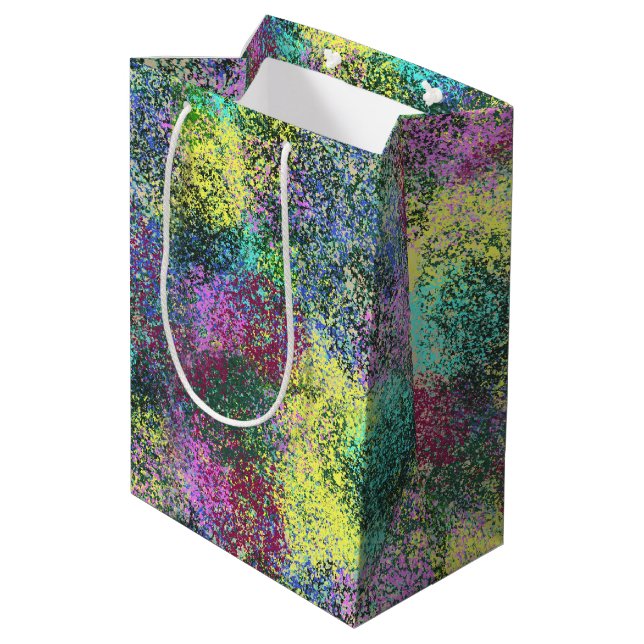 Sacola Para Presentes Média Pet Star Funny Orçamento Dark Gift Bag (Verso inclinado)