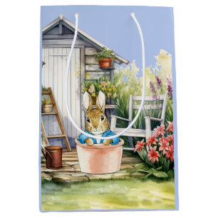 Sacola Para Presentes Média Peter the Rabbit Garden Shed